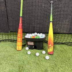 Personal Pitcher Mini Wiffle Ball Machine – Perfect for Kids Baseball Practice