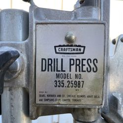 Vintage Drill Press