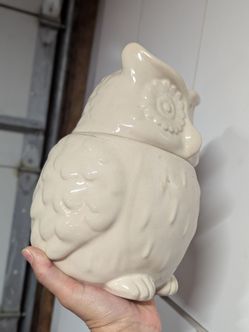 Owl Cookie/snacks ECT jar Hablo Espanol