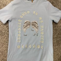 Blue graphic tee🔥