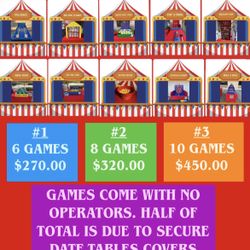 Carnival Games For Your Eventss 
