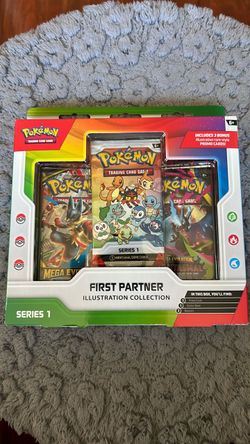 Pokemon TCG First Partner Illustration Collection Series 1 Sealed 3 Promo Cards