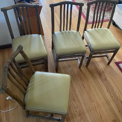 Vintage McGuire Bamboo Chairs And Table 