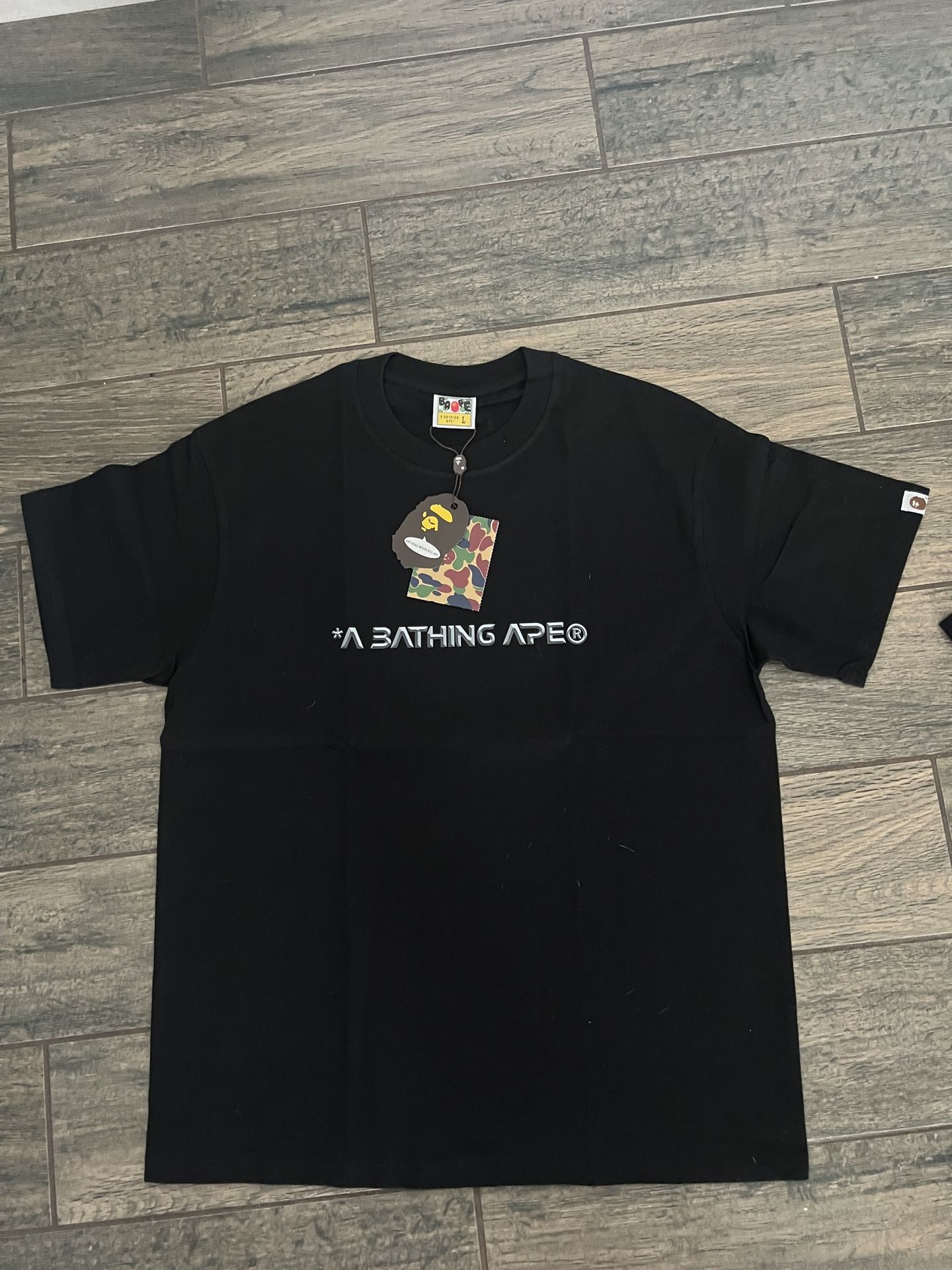 Brand new Bape Shirt size large with tags and bag