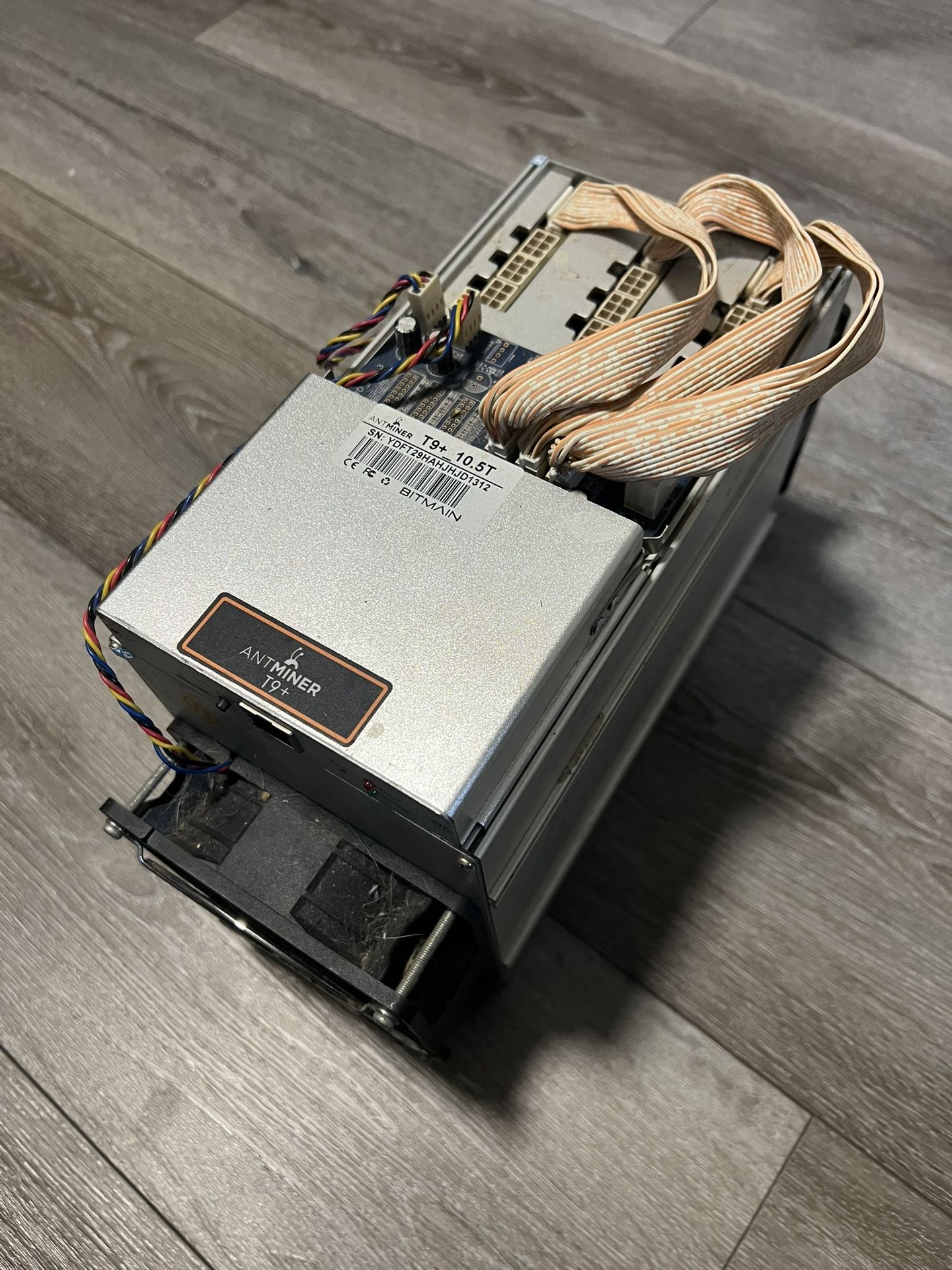 AntMiner T9+ 10.5T (12.5T Upgraded) BTC Miner With PSU - ASID Rig - Great Condition