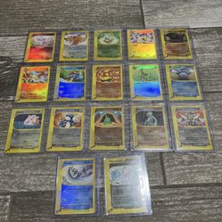Pokemon Expedition Reverse Holos