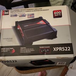 DUAL 600WATTS XPR522 AMPLIFIER 