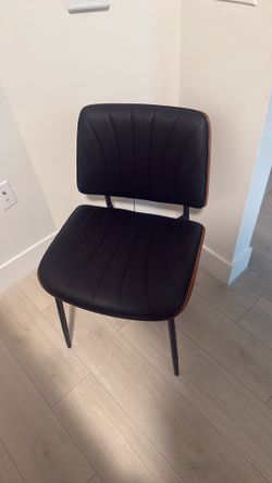Two leather chairs