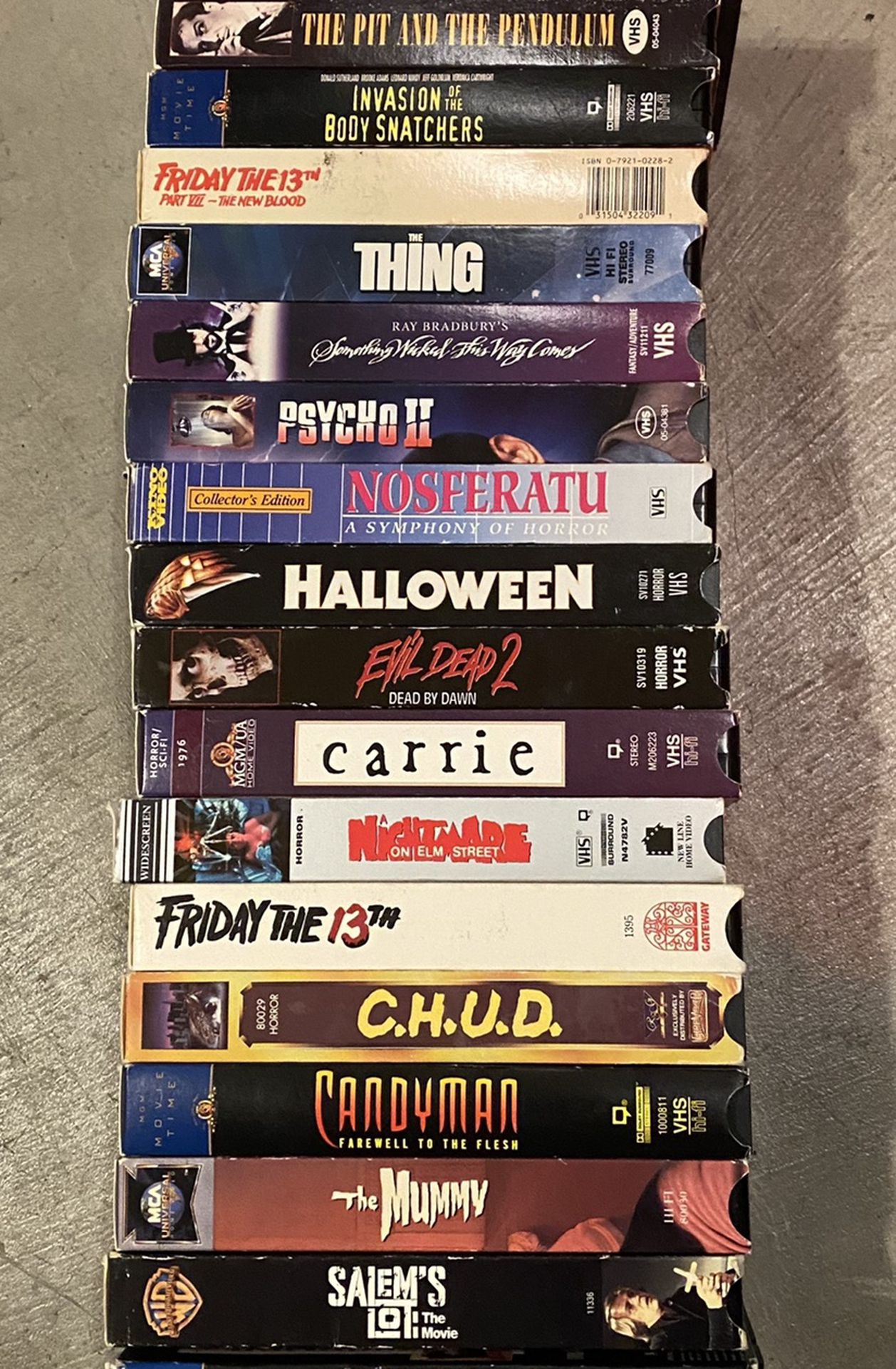 VHS movies, make me an offer.