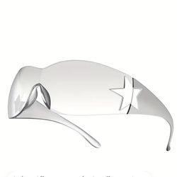 Y2K Star Silver Sunglasses 
