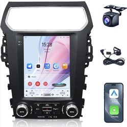 9.7" Car Radio Upgrade for Ford Explorer 2011-2019,8 Core Android 13 Explorer Screen Stereo Head Unit Wireless CarPlay Android Auto with EQ DSP GPS SW