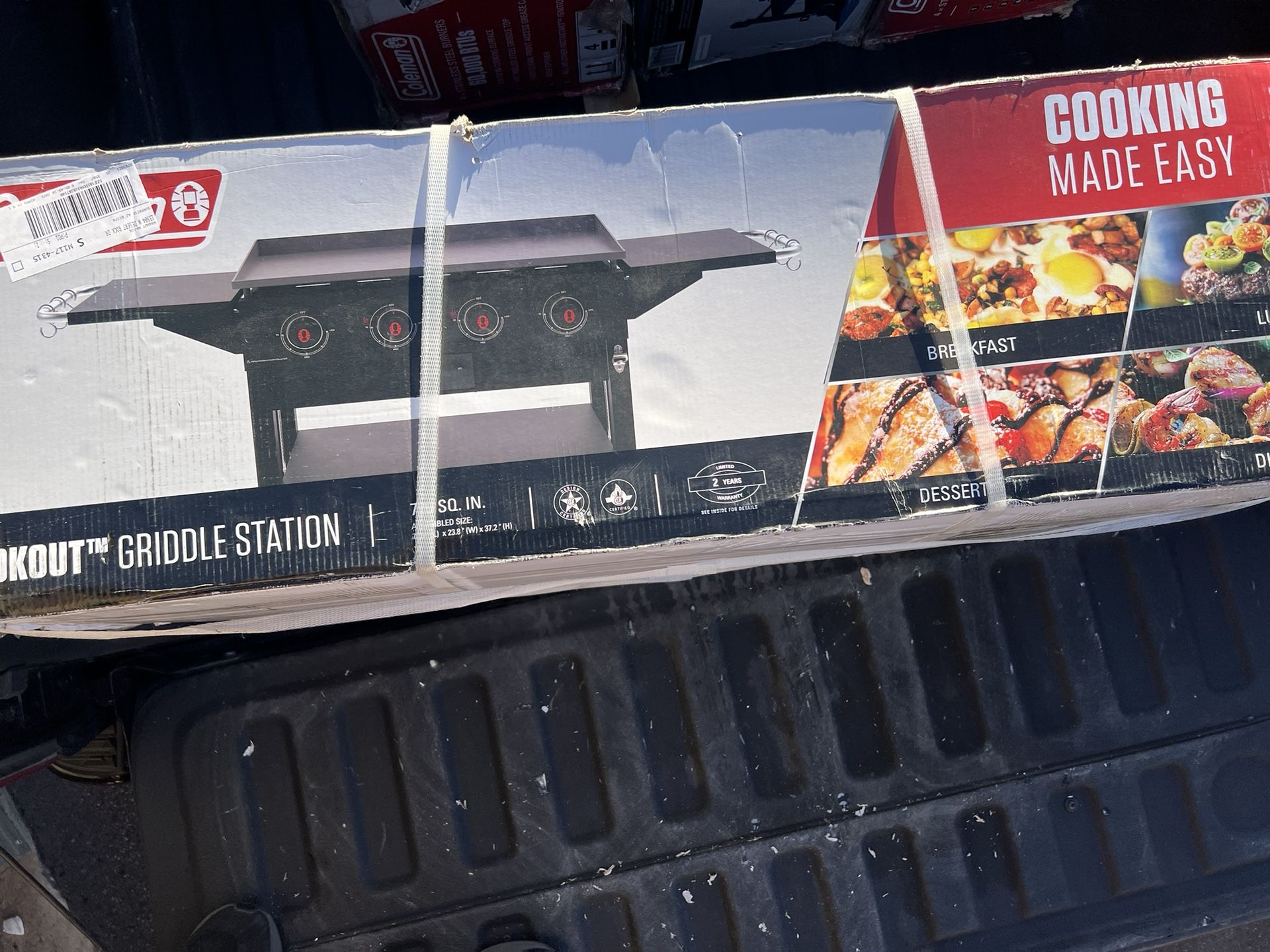 Coleman 4-Burner Cookout Outdoor Flat Top Gas Griddle