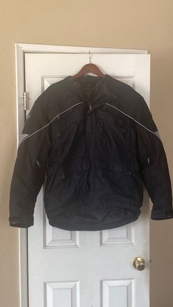 Black men’s motorcycle jacket Cortech