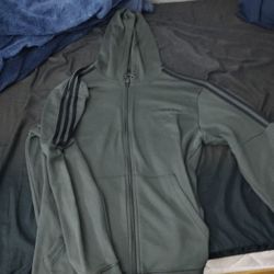 XL Adidas Zipper Light Weight Hoodie 