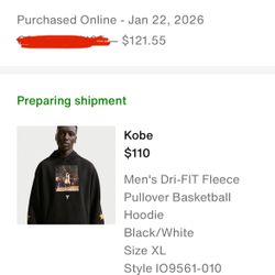 Kobe Dri-Fit Basketball Hoodie