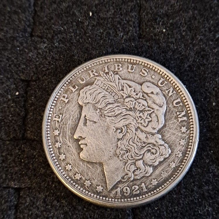 2-1921 Morgan Silver Dollars