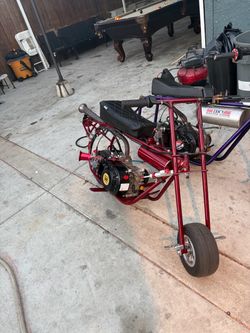 Lmk minibike roller red powder coat