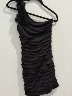 Black cocktail dress