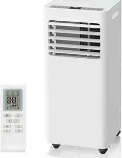 Portable Air Conditioners 8000 BTU,Quiet Portable AC Units for Rooms 3-IN-1 Cools Up to 500 Sq.Ft with Dehumidifier,Fan,Remote Control,24H Timer,Sleep