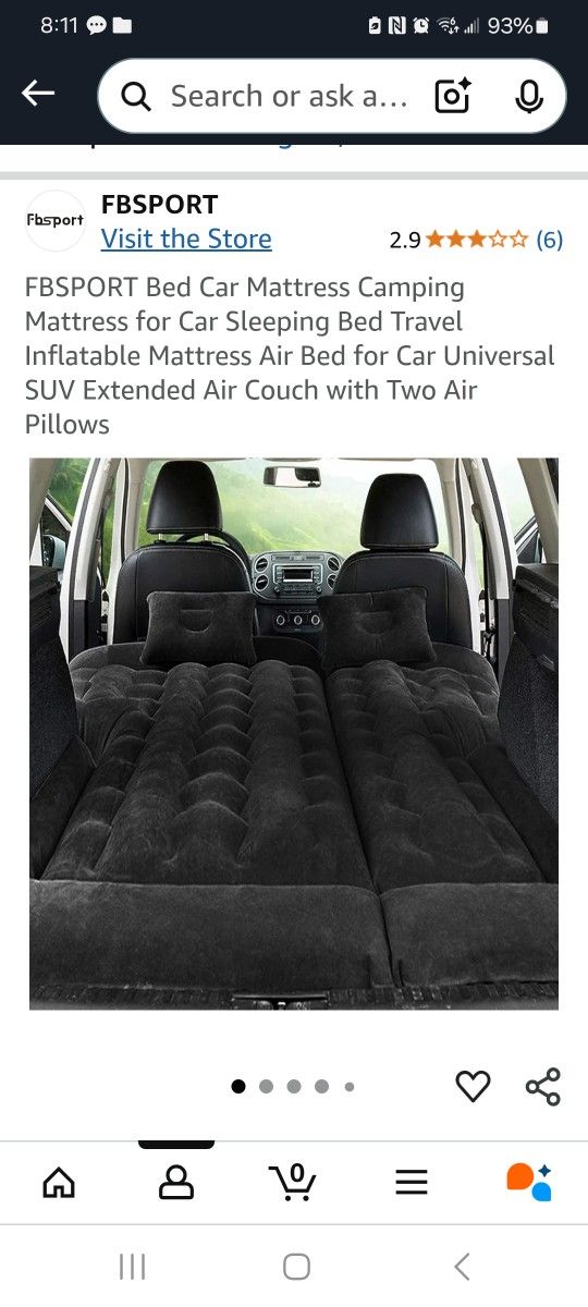 ALMOST NEW SUV TENT & AIRbed