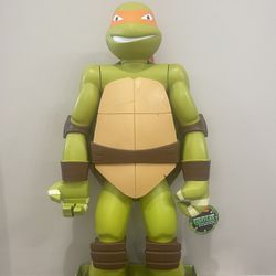 MICHELANGELO 48" TEENAGE MUTANT NINJA TURTLE COLOSSAL FIGURE JAKKSs PACIFIC NEW 
