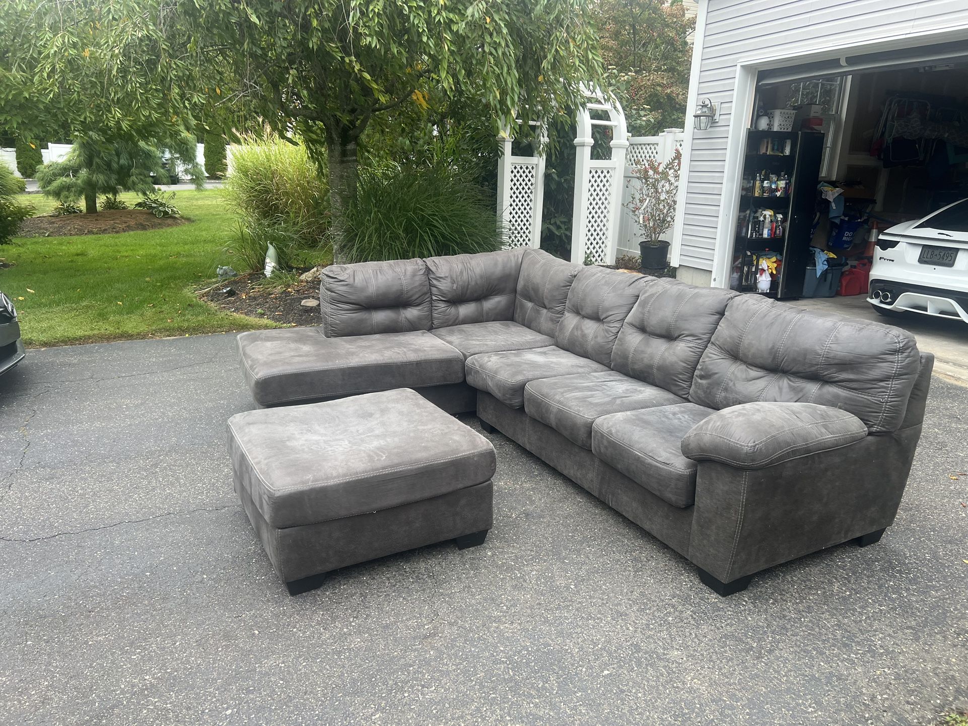 Large Sectional Couch For Sale. $400