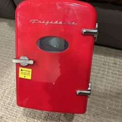 Red Mini Fridge 