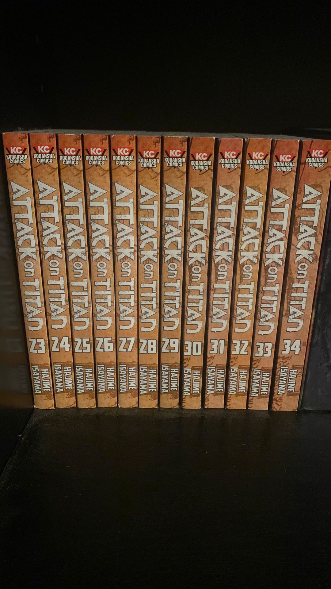 Attack On Titan 23-34 ( Entire Season 4 In Manga)