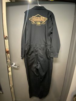 Harley Davidson 120th Anniversary Black Coveralls New With Tags XL