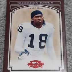 Randy Moss 46/100 Oakland Raiders 2006 Red Border Frame Vikings Insert