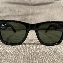 New Ray-Ban Mega Wayfarer Black Sunglasses