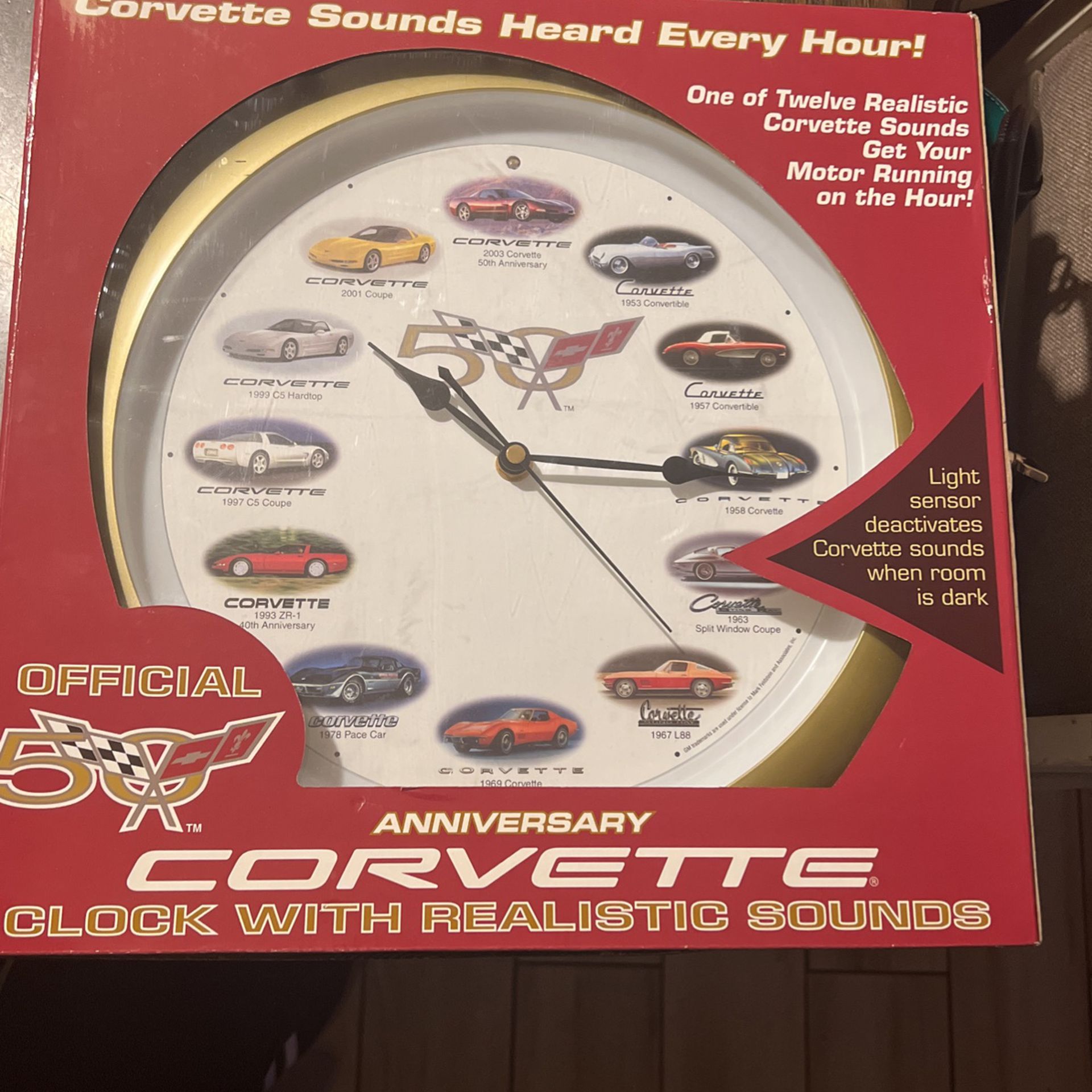 Corvette Wall Clock 12 