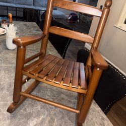 Children’s Wood Rocking Chair