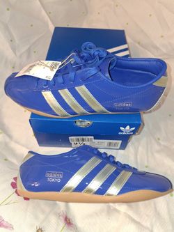 Adidas Japan Womens 9.5 US Blue/Alumin/Gum3 Originals New JQ0595