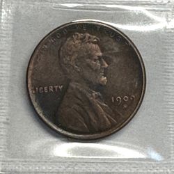 1909 S Vdb Penny