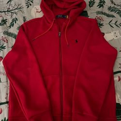 Ralph Lauren Men Red Hoodie