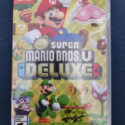 Super Mario Bros.U Deluxe Game For Nintendo Switch (Brand New)
