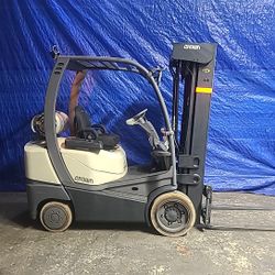 2018 Crown C5, 5000 Lbs, 4-Stage Mast 258”, LP Forklift - 1