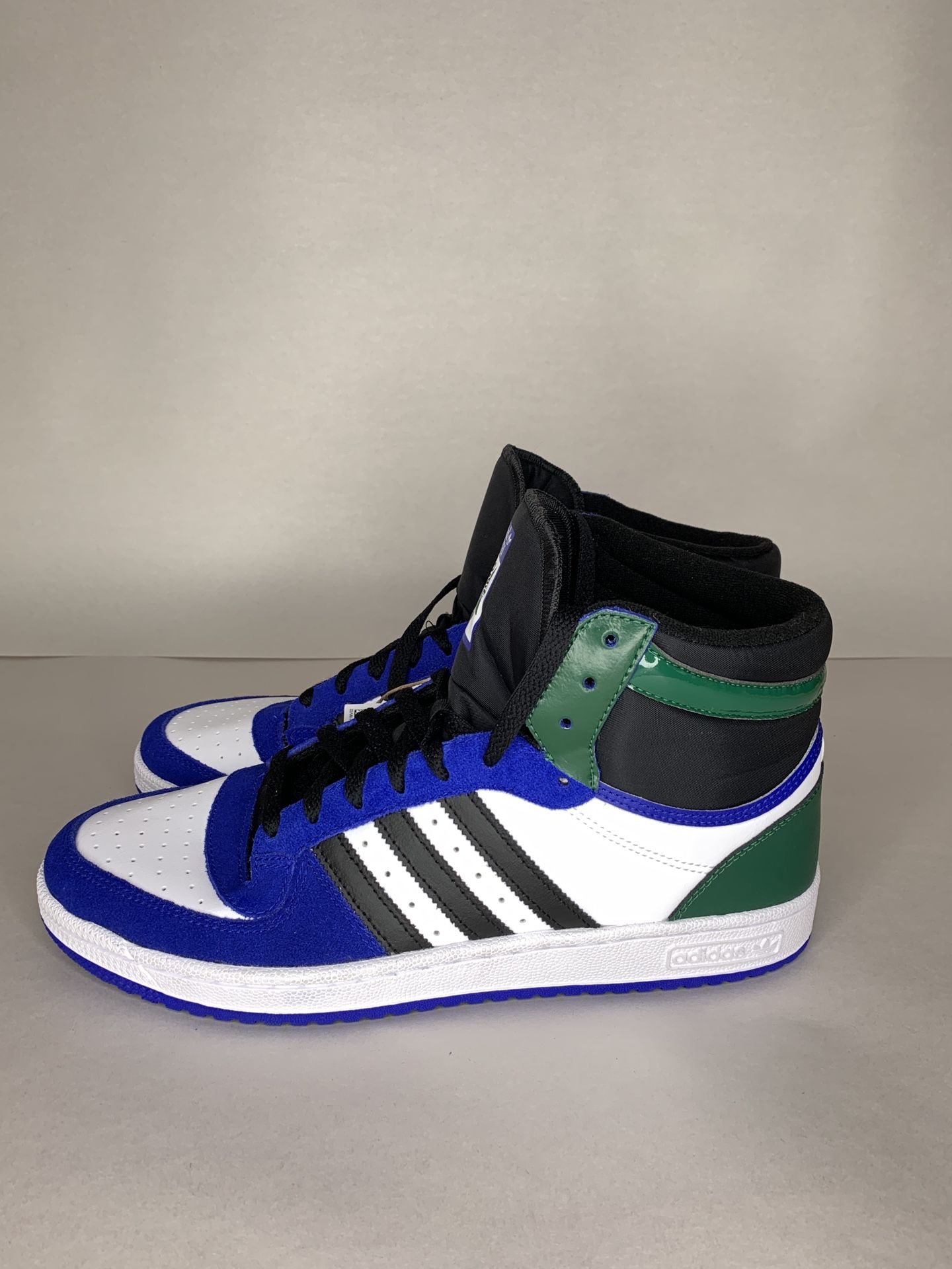 ADIDAS Top Ten RB Lucid Blue / Core Black / Dark Green Men's Size 11.5 FZ6199 New without original box 