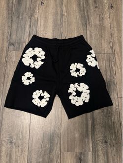 Black Denim Tear shorts M