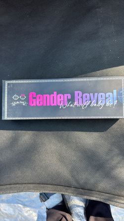 Pink gender reveal confetti canon
