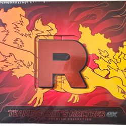 X1 Pokemon TCG Team Rocket's Moltres ex Ultra Premium Collection UPC
