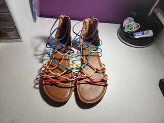 Madden Girl Rainbow Lining Sandals