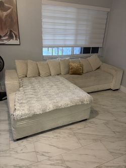 Beige couch like new