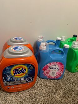 Laundry detergent// Clorox Wipes