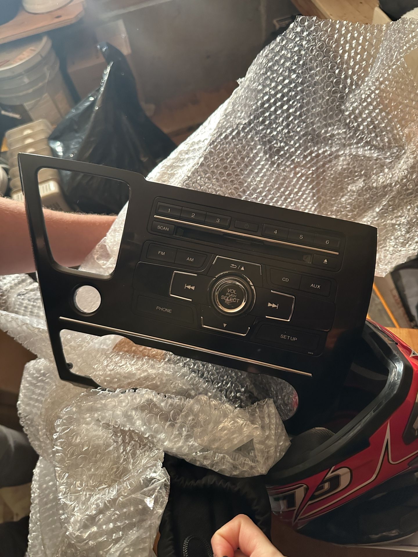 2013 honda civic radio bezel 