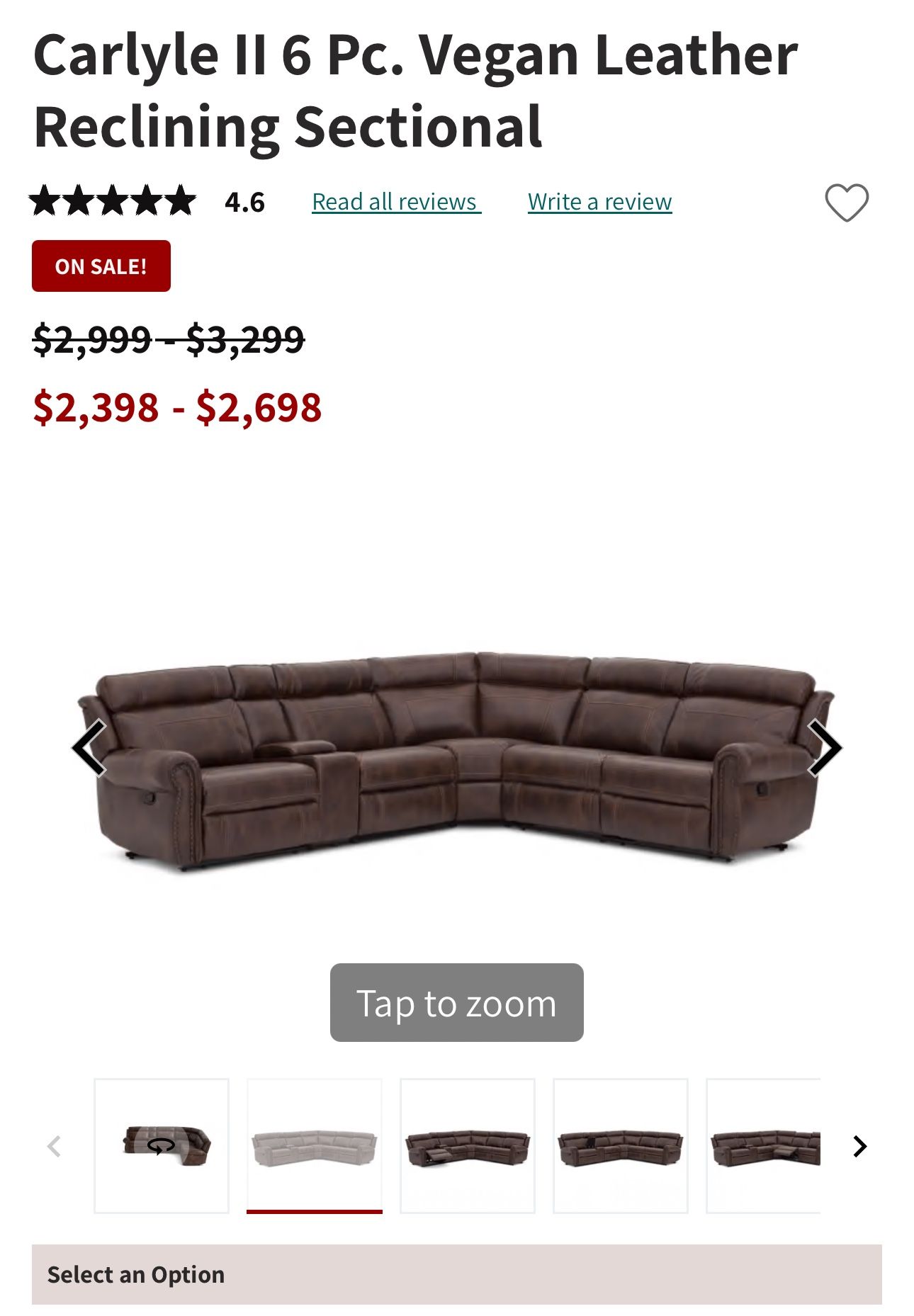 Reclining Sectional Couch