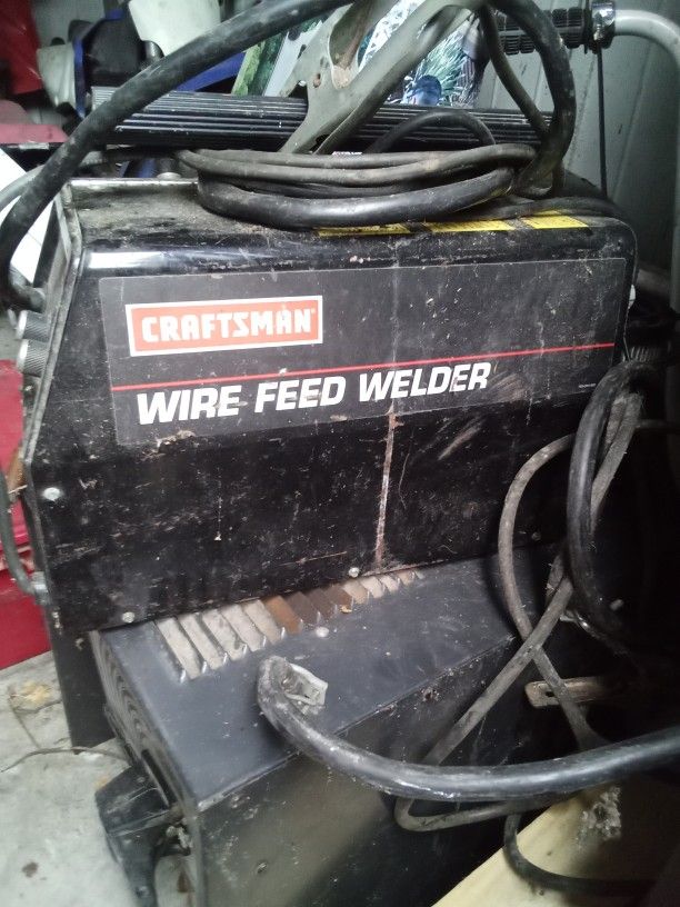 Welder, Craftsman Wired Feed Welder.