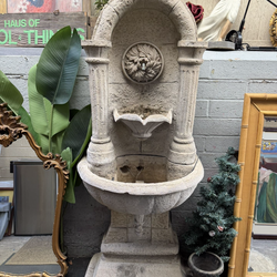 Two parts fountain looks like cement, but very light