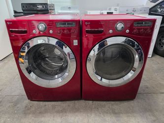 Lg frontload washer and electric dryer set